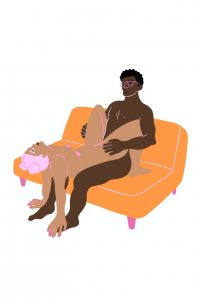 وضع الفتاة القصيرة